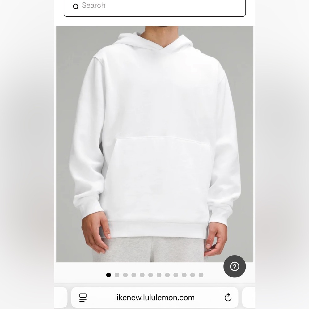 Lululemon Steady State Pullover Hoodie NWT size Small white